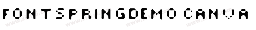 FONTSPRINGDEMO Canva字体转换